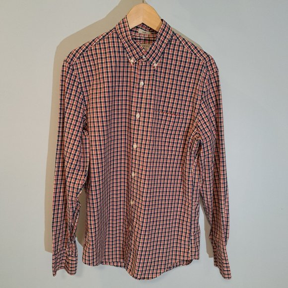 J. Crew Other - J. Crew men's medium slim stretch 98% organic cotton button down plaid shirt
